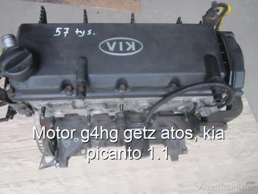 Motor g4hg getz atos, kia picanto 1.1 - Foto 1