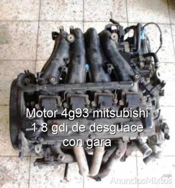 Motor 4g93 mitsubishi 1.8 gdi de desguace con gara - Foto 1