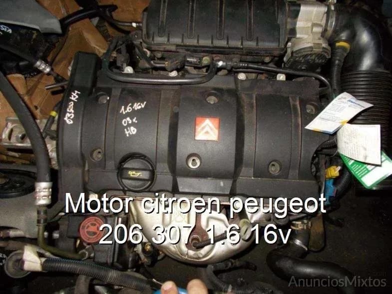 Motor citroen peugeot 206 307 1.6 16v - Foto 1
