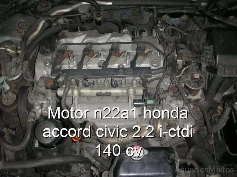 Motor n22a1 honda accord civic 2.2 i-ctdi 140 cv - Foto 1