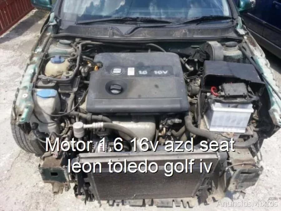 Motor 1.6 16v azd seat leon toledo golf iv - Foto 1