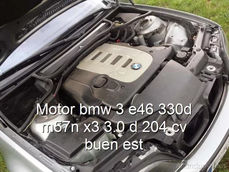 Motor bmw 3 e46 330d m57n x3 3.0 d 204 cv buen est - Foto 1