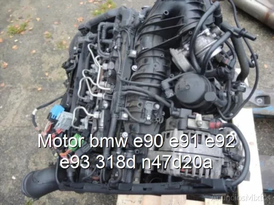 Motor bmw e90 e91 e92 e93 318d n47d20a - Foto 1