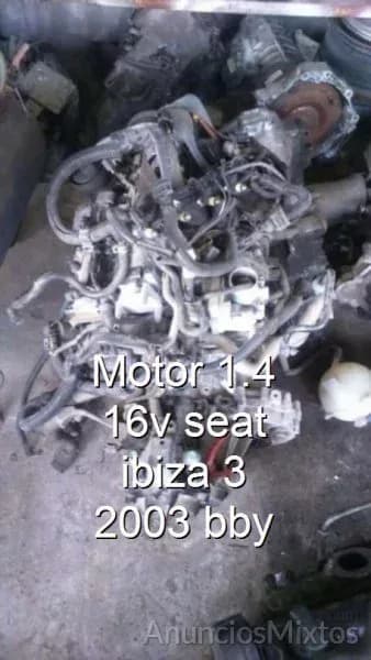 Motor 1.4 16v seat ibiza 3 2003 bby - Foto 1