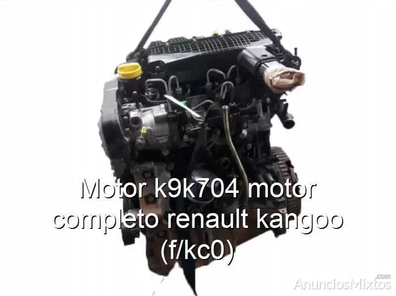 Motor k9k704 motor completo renault kangoo (f/kc0) - Foto 1