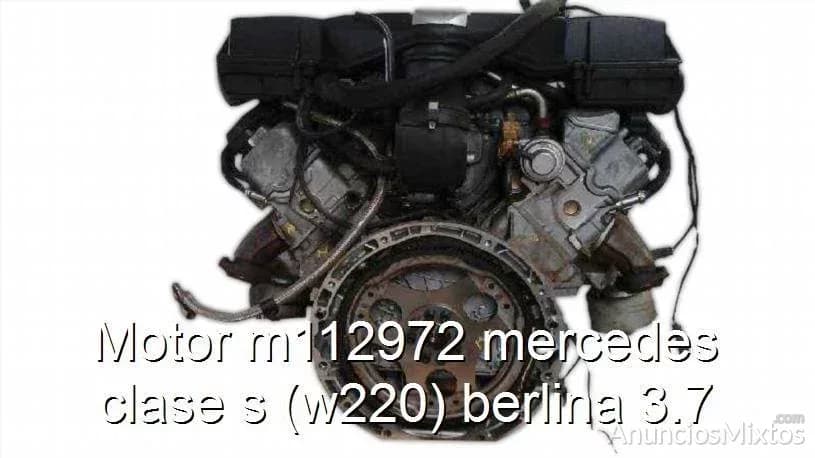 Motor m112972 mercedes clase s (w220) berlina 3.7 - Foto 1