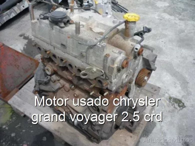 Motor usado chrysler grand voyager 2.5 crd - Foto 1