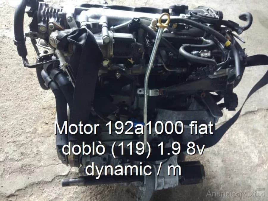 Motor 192a1000 fiat doblò (119) 1.9 8v dynamic / m - Foto 1