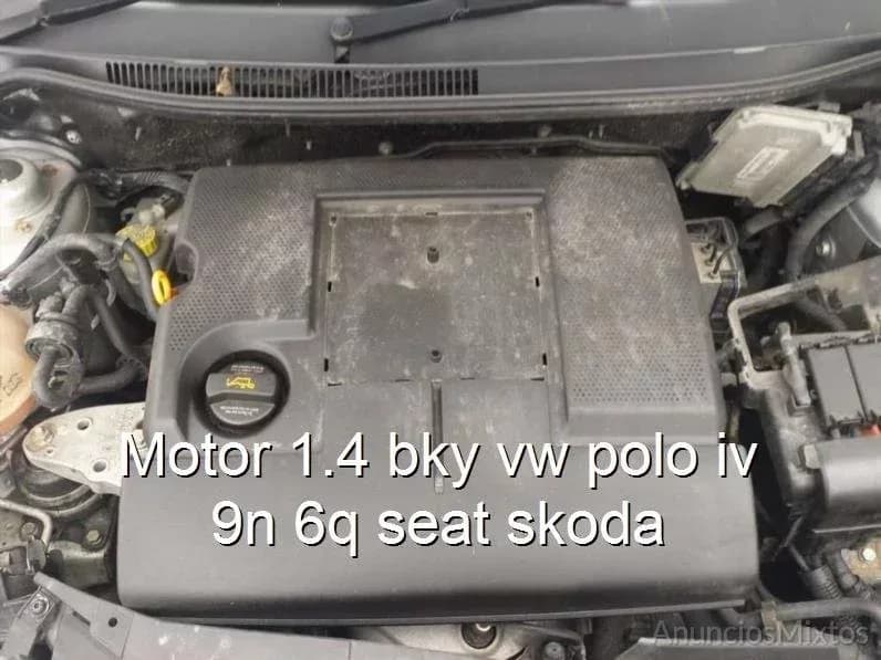 Motor 1.4 bky vw polo iv 9n 6q seat skoda - Foto 1