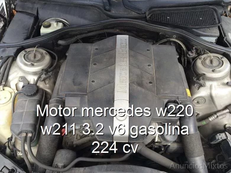 Motor mercedes w220 w211 3.2 v6 gasolina 224 cv - Foto 1