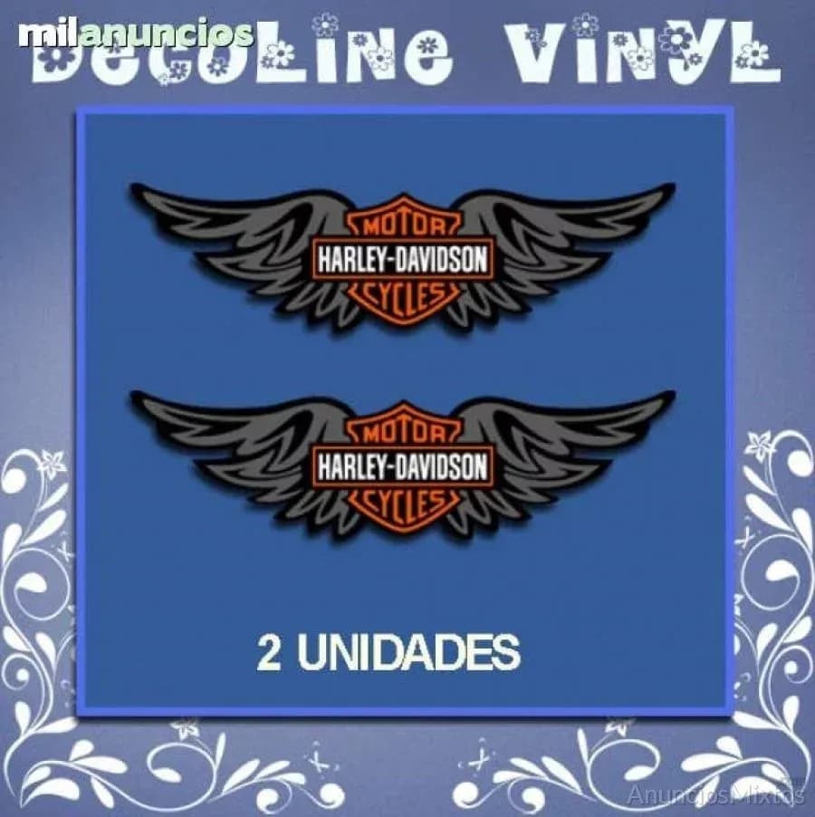 Pegatinas harley davison alas ref: dp207 - Foto 1