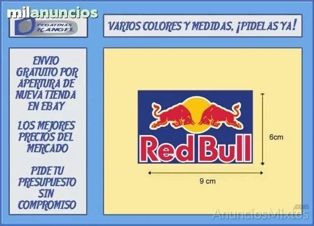 Pegatinas red bull ref: pad120 - Foto 1