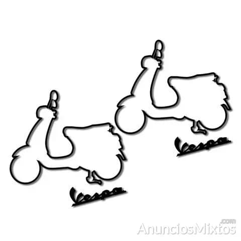 Pegatinas vespa moto rv318 - Foto 1