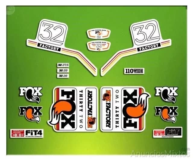 Pegatinas horquilla factory fox 32 elx08 - Foto 1