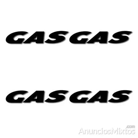 Pegatinas gasgas letras curvas rv181 - Foto 1