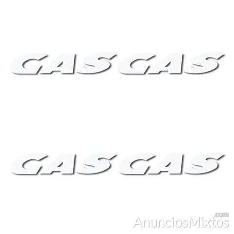 Pegatinas gasgas letras curvas rv181 - Foto 5