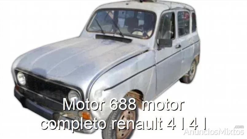 Motor 688 motor completo renault 4 l 4 l - Foto 1