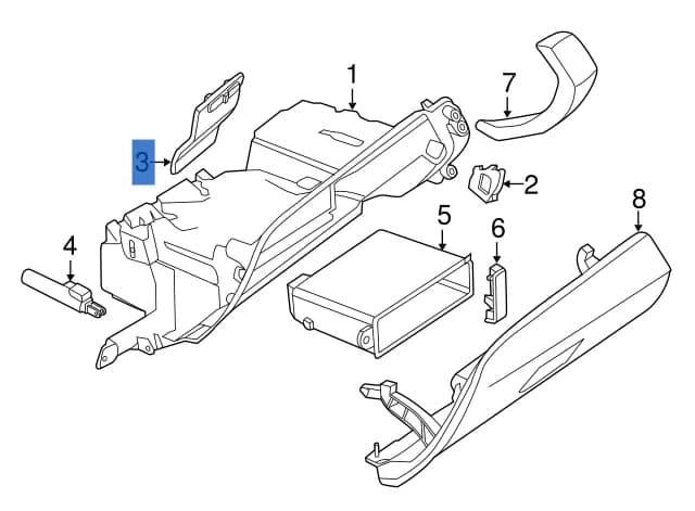 Tapa caja fusibles BMW F07 - Foto 4