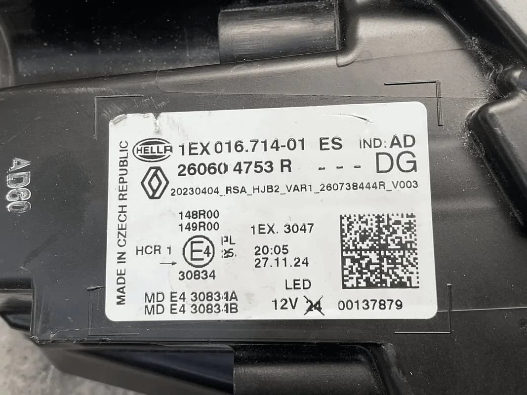 260604753R Faro izq Renault Captur II Fase 2 - Foto 8