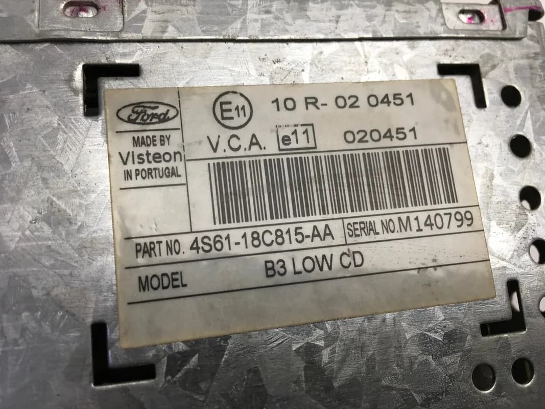 Radio CD Ford 10R020451 - Foto 5