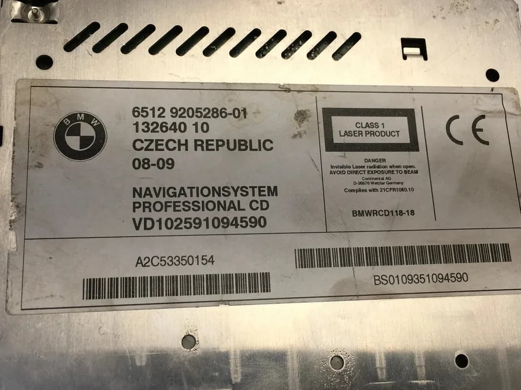 Radio CD BMW 65129205286 - Foto 4