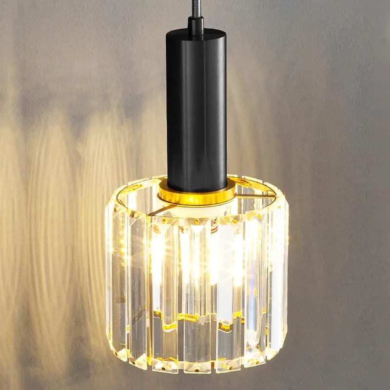 Lámpara Colgante de Cristal K9 S-Cevada – Elegancia Minimalista (Pack 2 Luces) - Foto 4