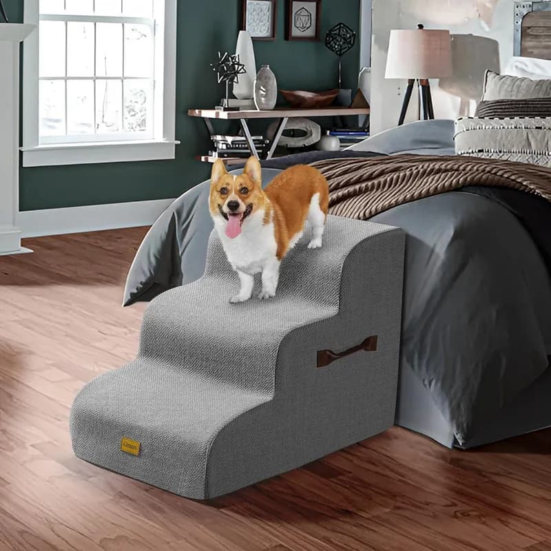 Escalera de Espuma Gimars para Mascotas – Comodidad y Seguridad para tu Mejor Amigo - Foto 7