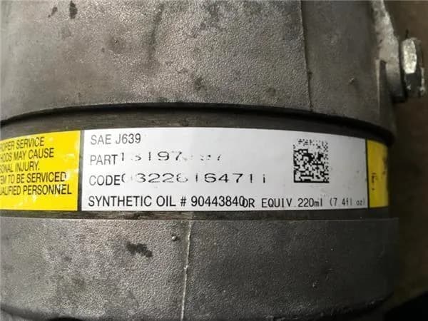 Compresor A/C 13197197 - Foto 5