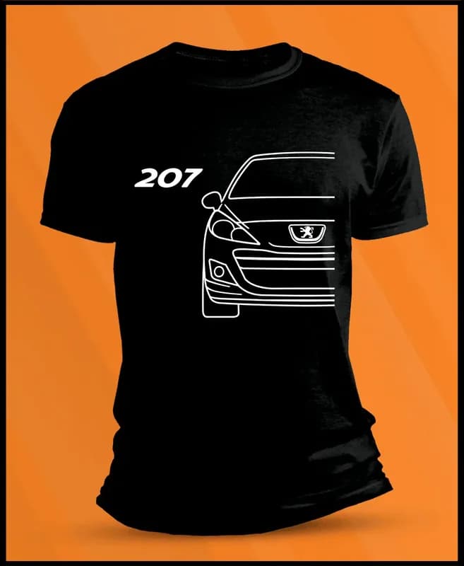 Camiseta manga corta Peugeot 207 - Foto 1