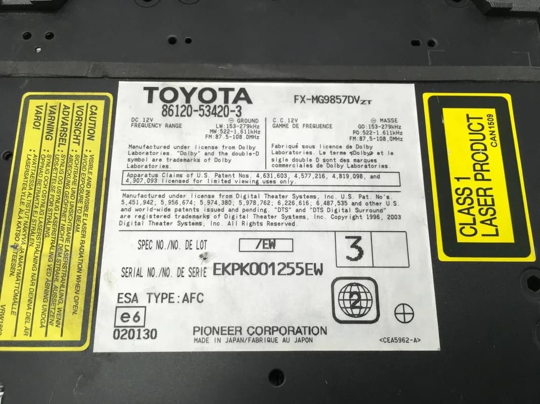 Radio CD Lexus IS II - Foto 4