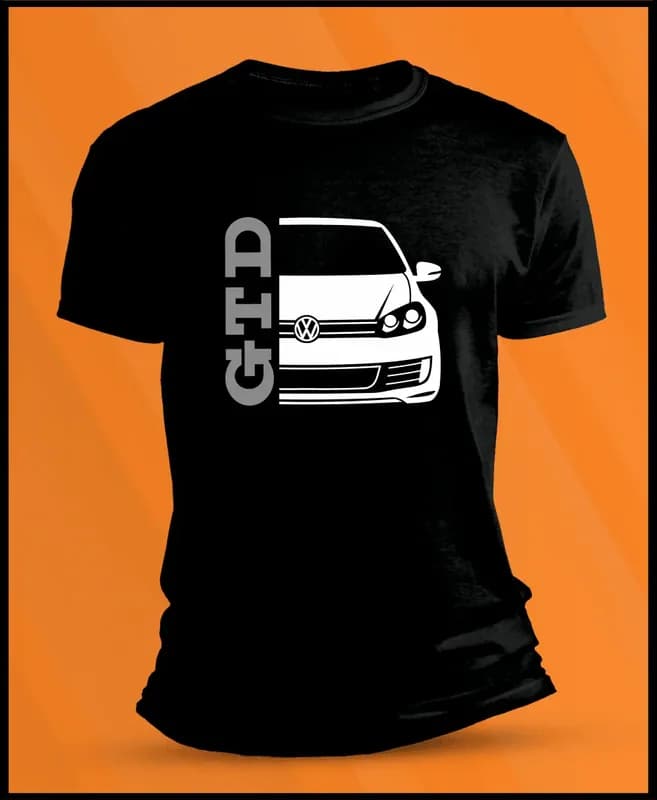 Camiseta manga corta VW Golf VI GTD - Foto 1