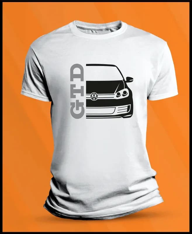 Camiseta manga corta VW Golf VI GTD - Foto 4