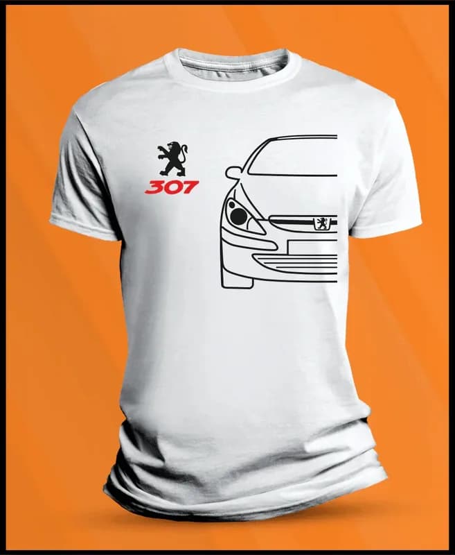 Camiseta manga corta Peugeot 307 - Foto 4