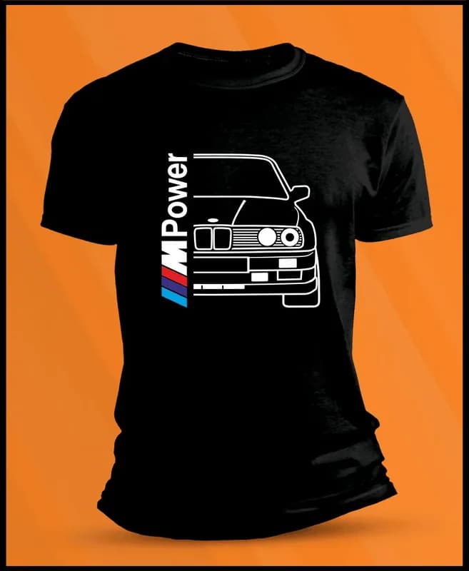 Camiseta manga corta Bmw Serie 3 E30 MPower - Foto 1