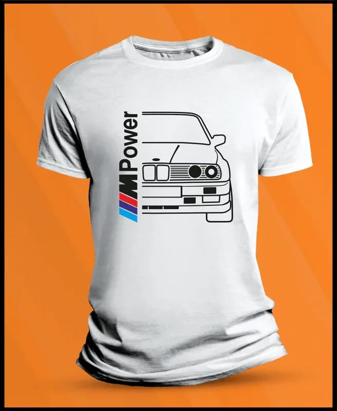 Camiseta manga corta Bmw Serie 3 E30 MPower - Foto 3