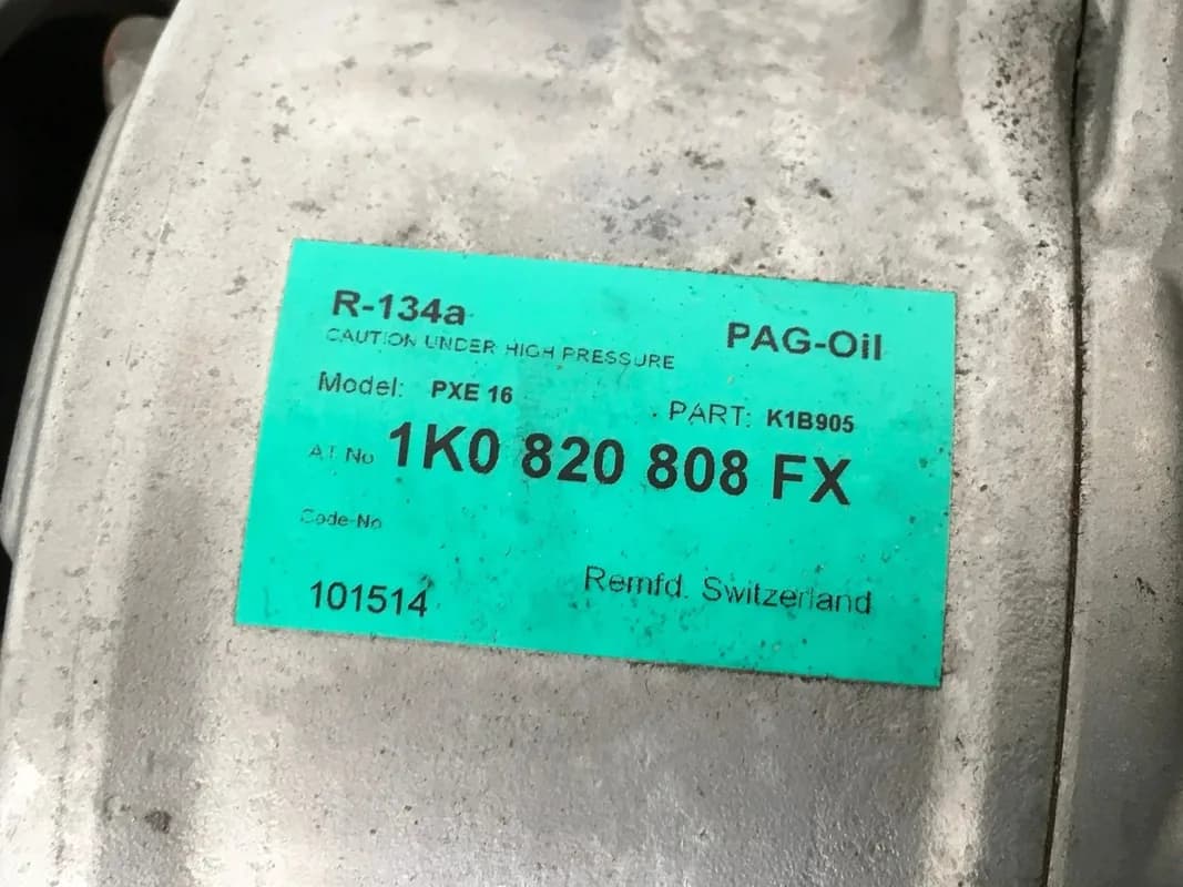 Compresor A/C VW 1K0820808FX - Foto 5