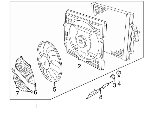 Electroventilador BMW 5 E39 - Foto 5