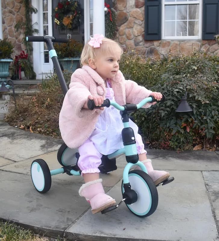 Triciclo Multifuncional 5-en-1 Besrey – La Bicicleta Evolutiva de 1 a 3 Años - Foto 4