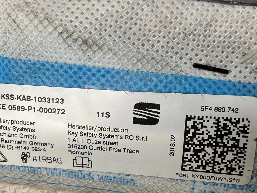 Cortina Airbag dcho Seat Leon 12-20 - Foto 3