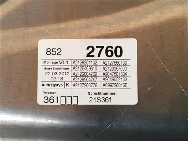 Elevalunas delantero izq Mercedes E W212 - Foto 3
