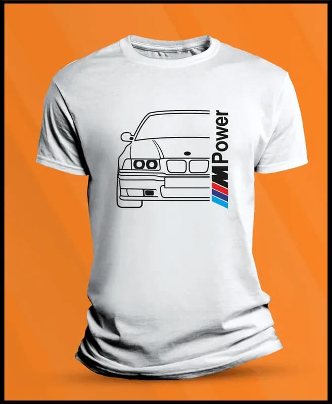 Camiseta manga corta Bmw Serie 3 E36 MPower - Foto 4
