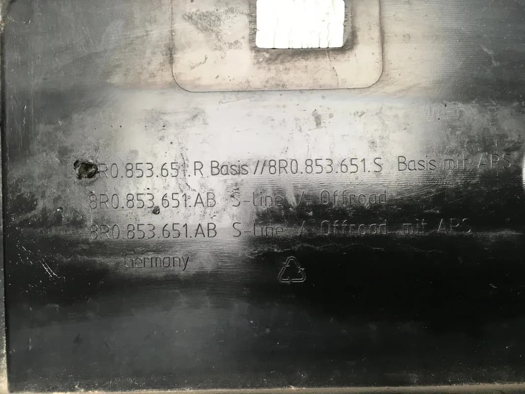 Rejilla frontal Audi Q5 8R 8R0853651S - Foto 5