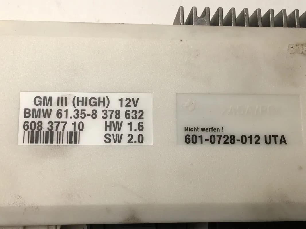 Modulo confort BMW 61358378632 - Foto 3