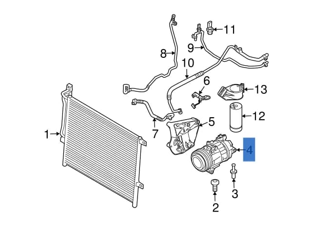 Compresor A/C BMW E83 E46 - Foto 7