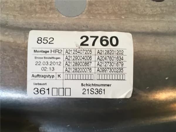 Elevalunas trasero dcho Mercedes E W212 - Foto 3