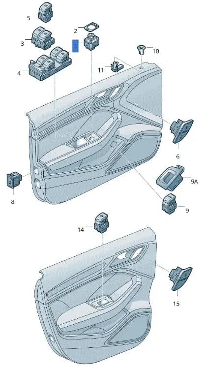 Mando retrovisores Audi A3 8V - Foto 4