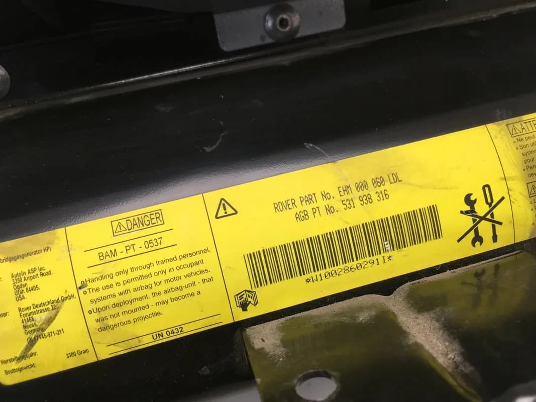 Airbag derecho Land Rover Freelander I - Foto 4