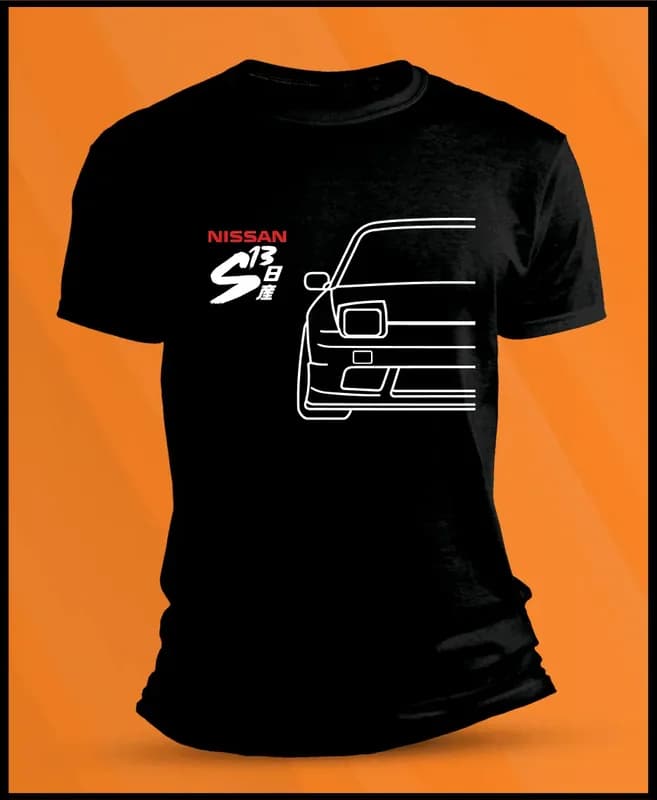 Camiseta manga corta Nissan 200 SX S13 - Foto 1
