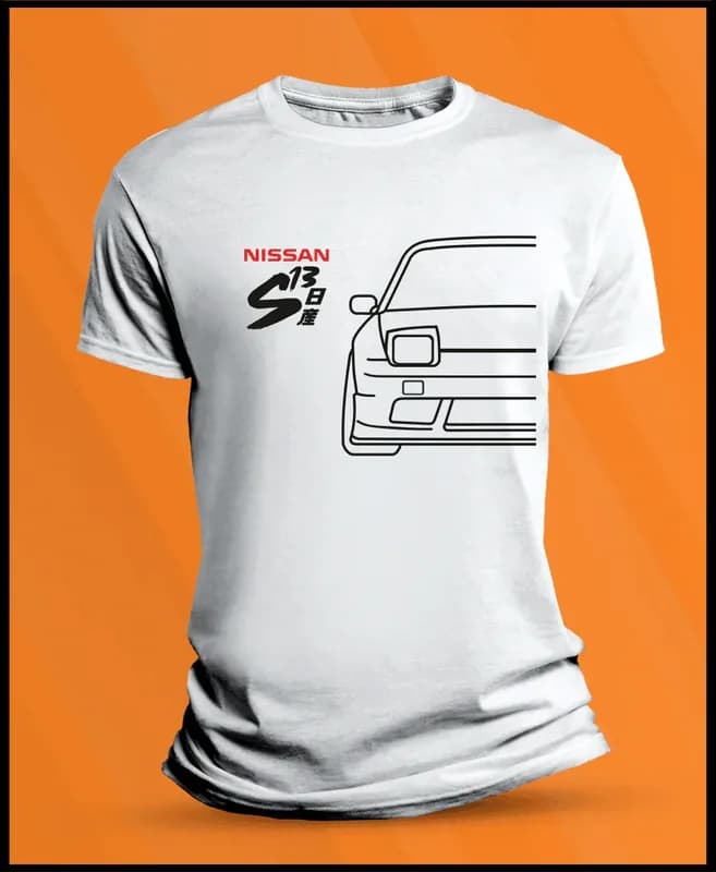 Camiseta manga corta Nissan 200 SX S13 - Foto 4