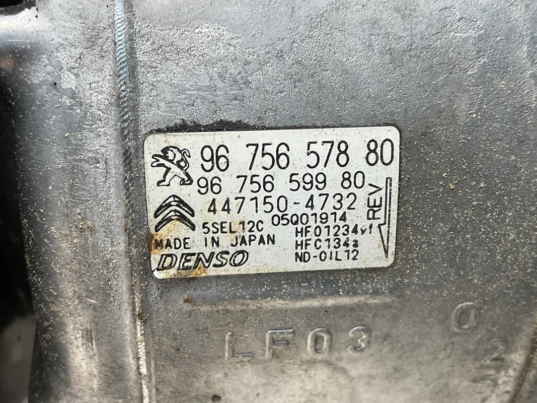 Compresor A/C Psa 9675657880 - Foto 5